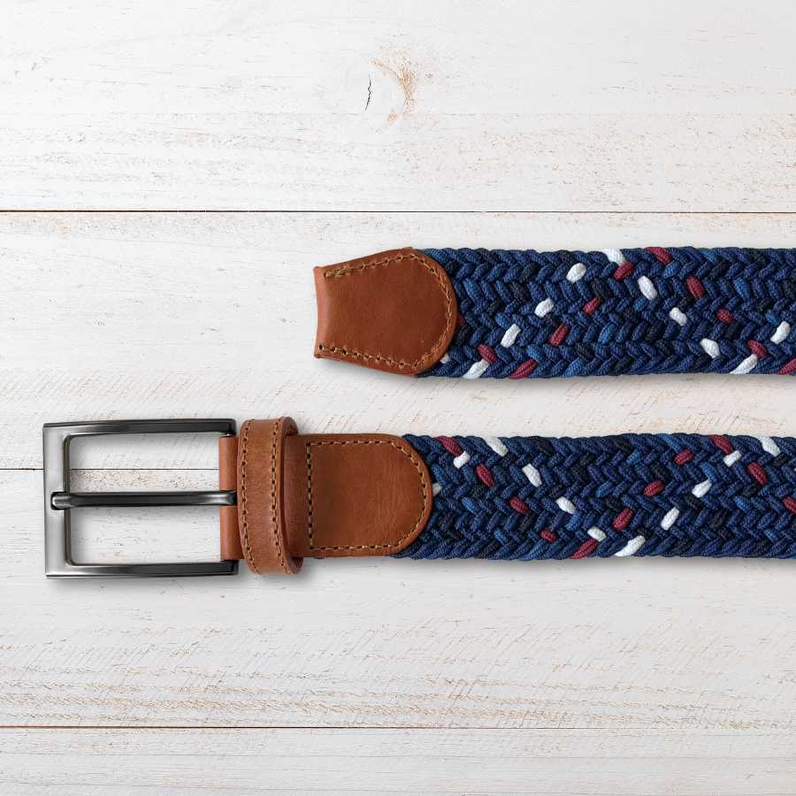 Napa Burgundy Braided Belt