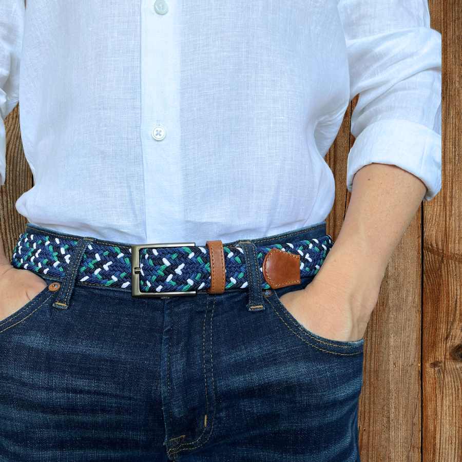 Crystal Blue Hues Belt